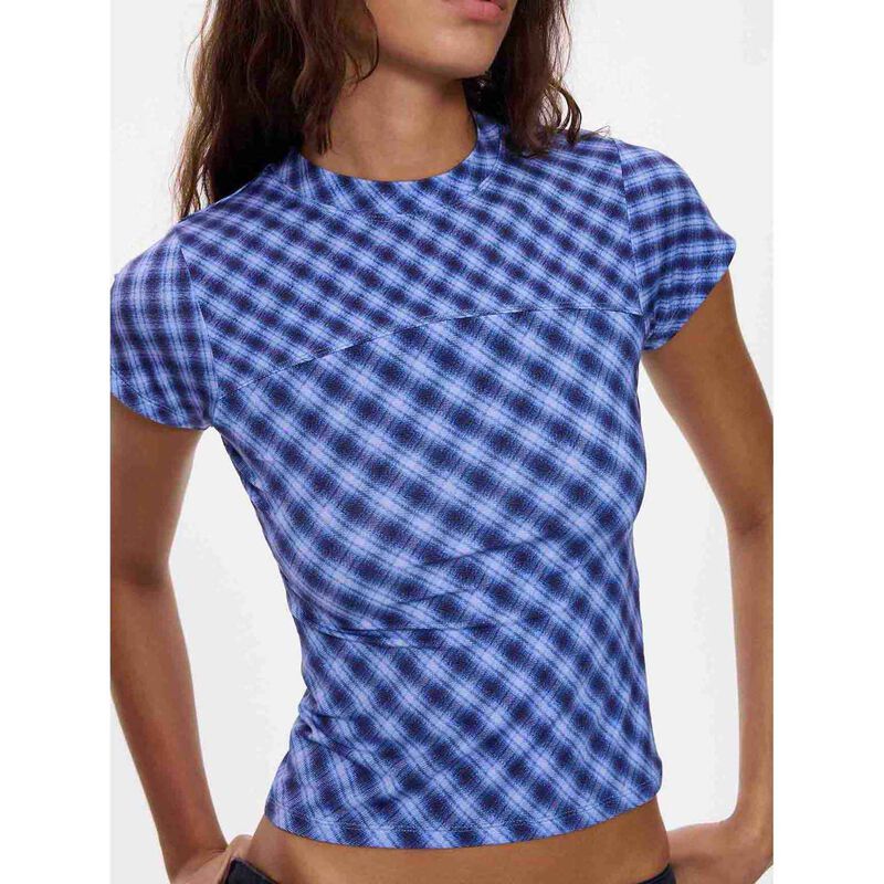 Thrills High Speed Check Panelled Club Tee image number 2